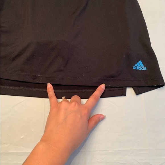 Adidas womans sports skort blue and  black size MED - Picture 9 of 11